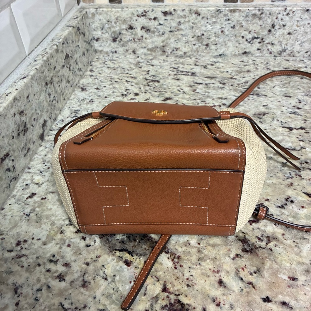 Tory Burch wicker and leather bag - Picture 10 of 10